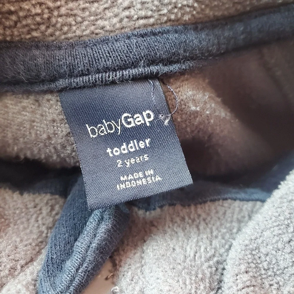 Baby Gap quarter zip pullover fleece sweater‎ size 2 years toddler